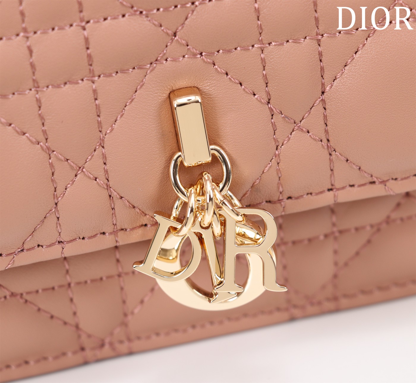 My Dior Mini Bag Blush Cannage Lambskin